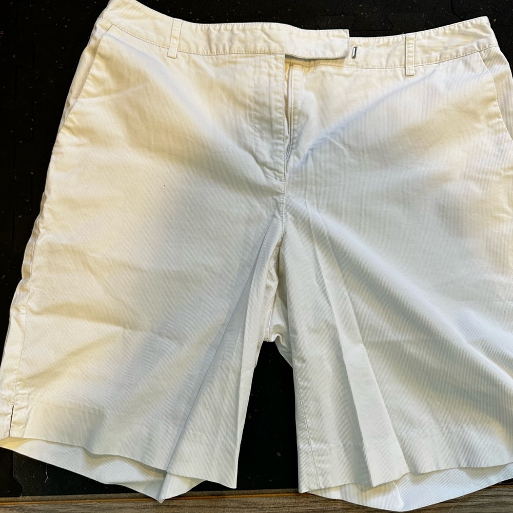 Women's White Casual Shorts